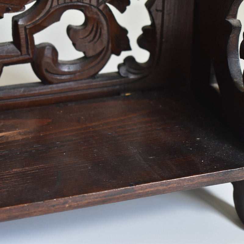 アンティーク　壁掛け　スモールシェルフ