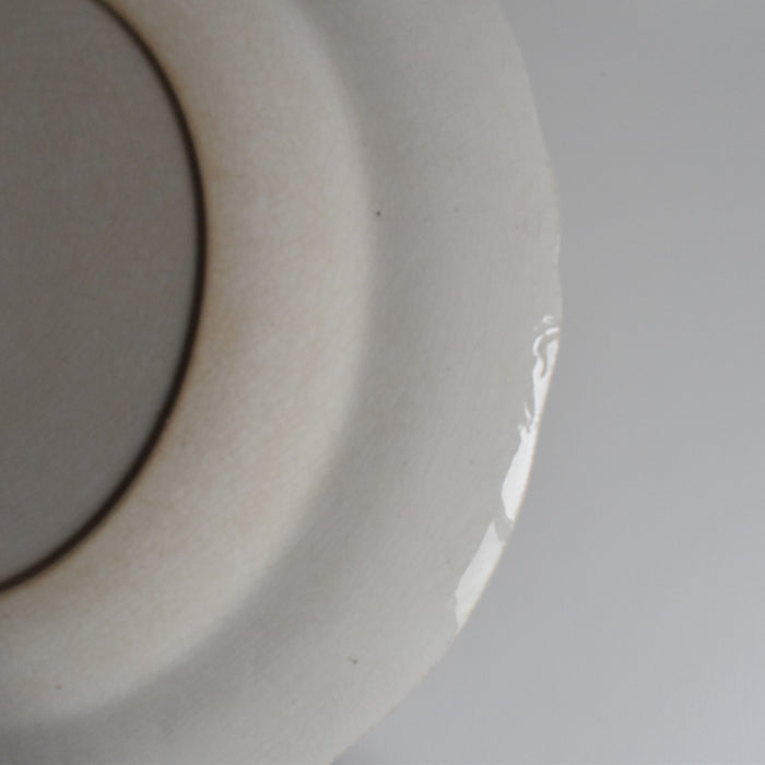 アンティークプレート ミントン クリームウエア E