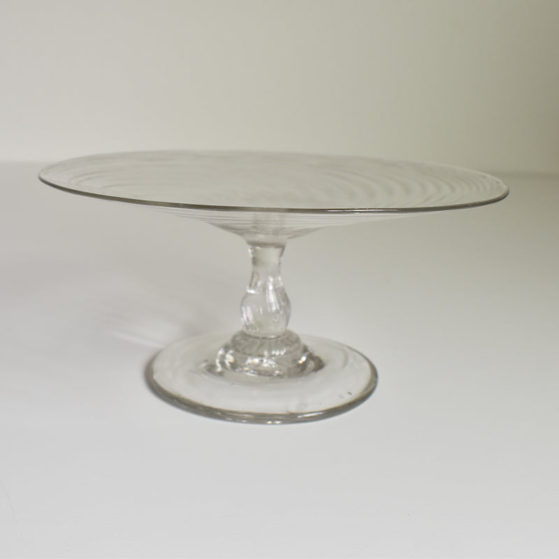 Vintage Blown Glass Compote