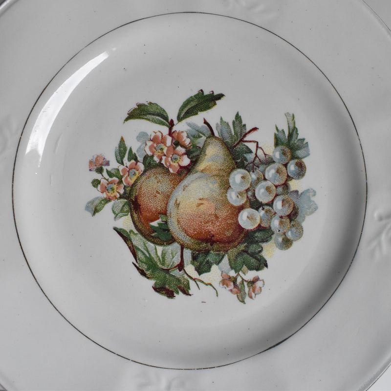 Antique Dessert Plate, Orchies C
