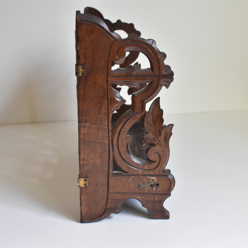 アンティーク　壁掛け　スモールシェルフ