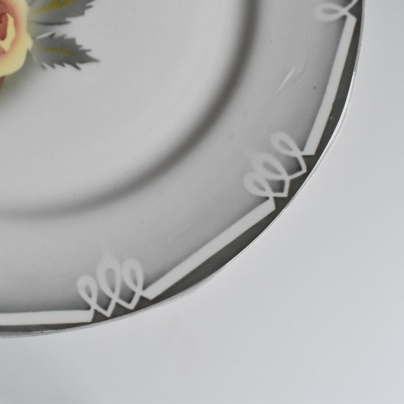 Vintage Plate Digoin & Sarreguemines Odile D