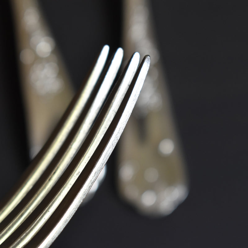 Antique Silver Plated Fork BONNEL