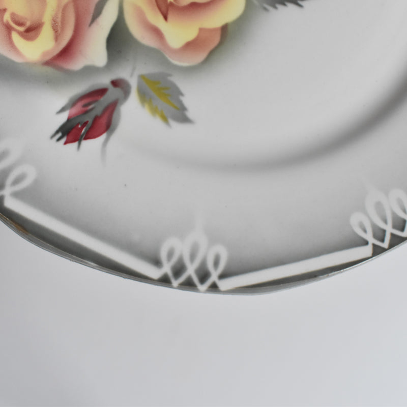 Vintage Plate Digoin & Sarreguemines Odile D
