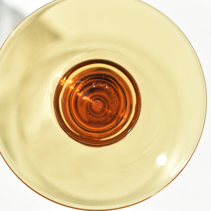 Vintage White Wine Glass Arcoroc Antique