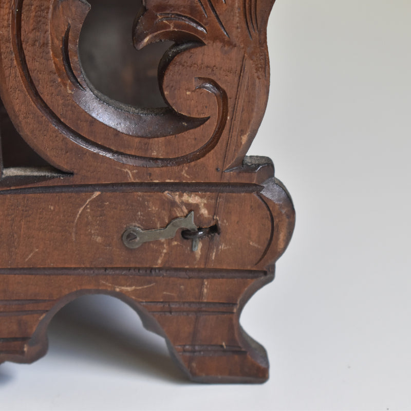 アンティーク　壁掛け　スモールシェルフ