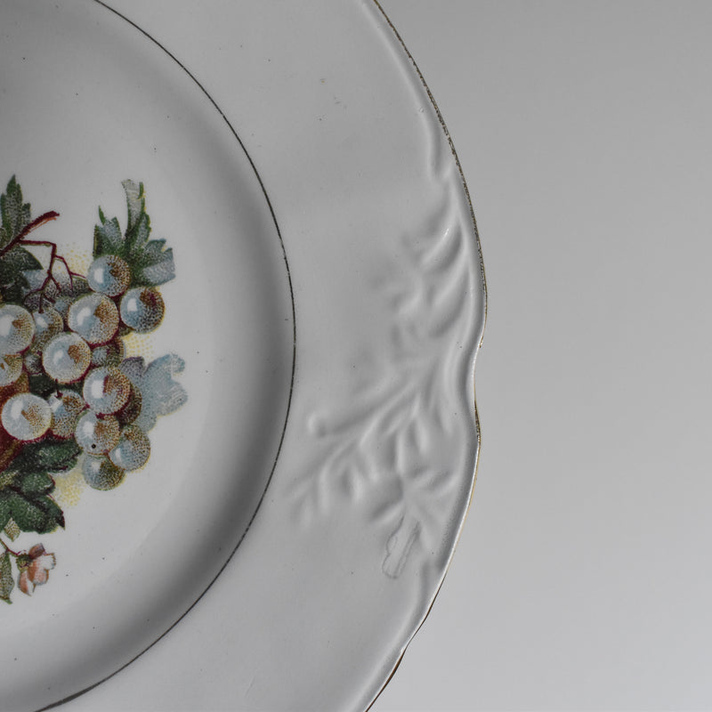 Antique Dessert Plate, Orchies C