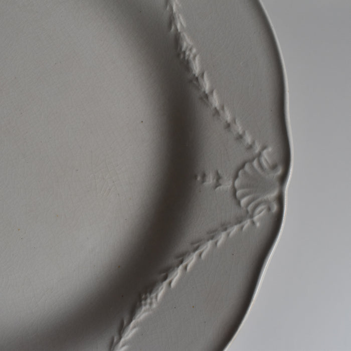 アンティークプレート ミントン クリームウエア E