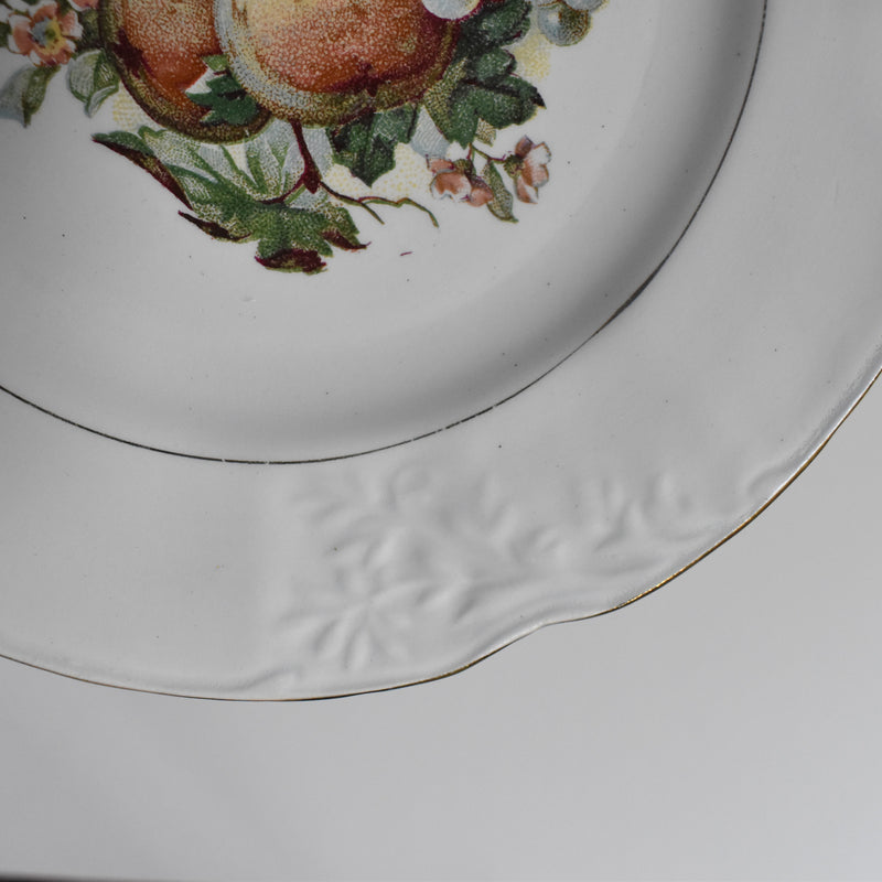 Antique Dessert Plate, Orchies C
