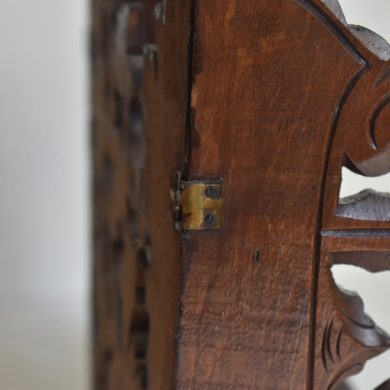 アンティーク　壁掛け　スモールシェルフ