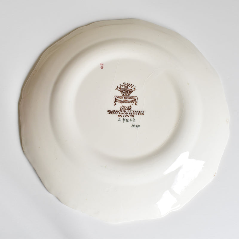 Vintage Plate Masons Ascot A