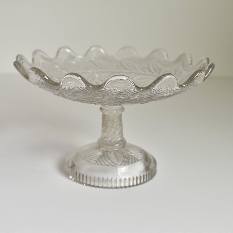 Vintage Glass Compote Gui