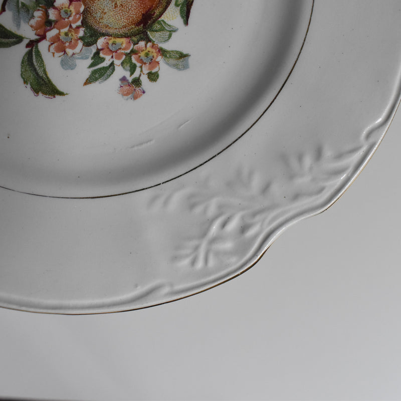 Antique Dessert Plate, Orchies C