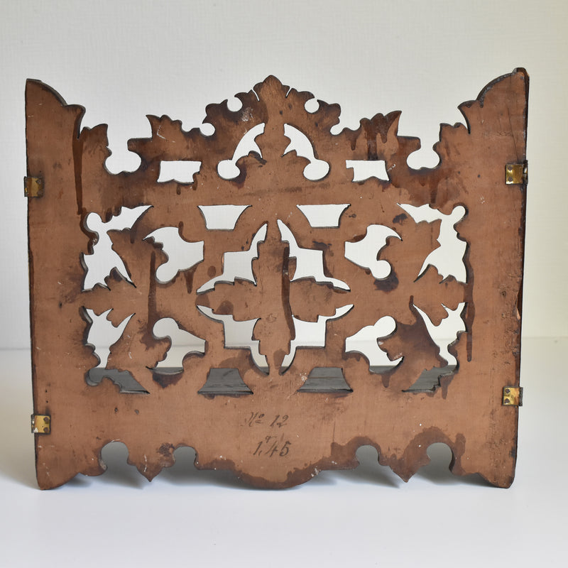 アンティーク　壁掛け　スモールシェルフ