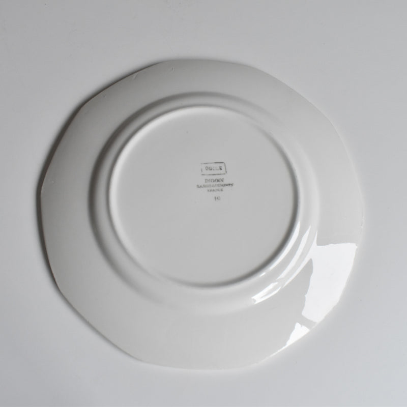 Vintage Plate Digoin & Sarreguemines Odile E