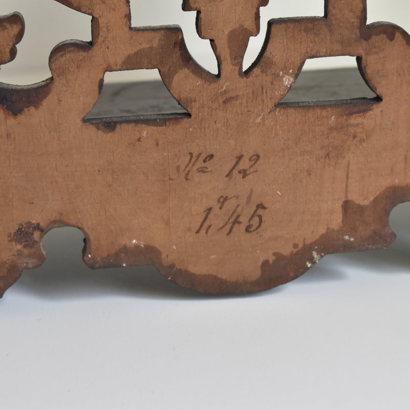 アンティーク　壁掛け　スモールシェルフ