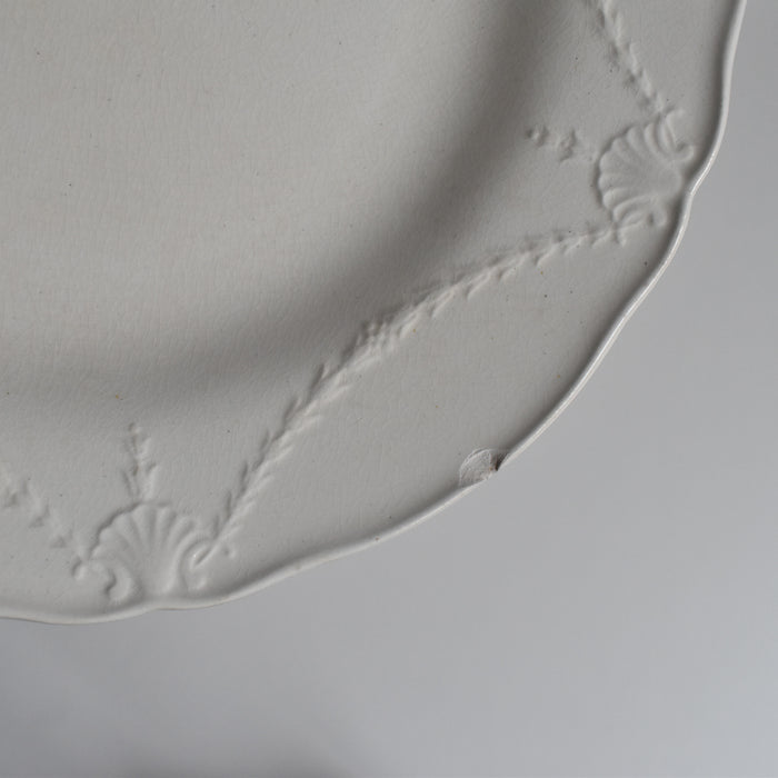 アンティークプレート ミントン クリームウエア E