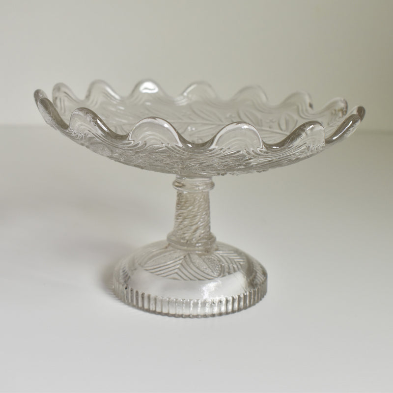 Vintage Glass Compote Gui