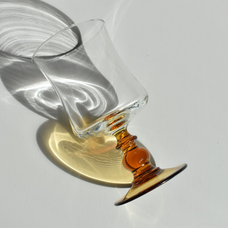 Vintage White Wine Glass Arcoroc Antique