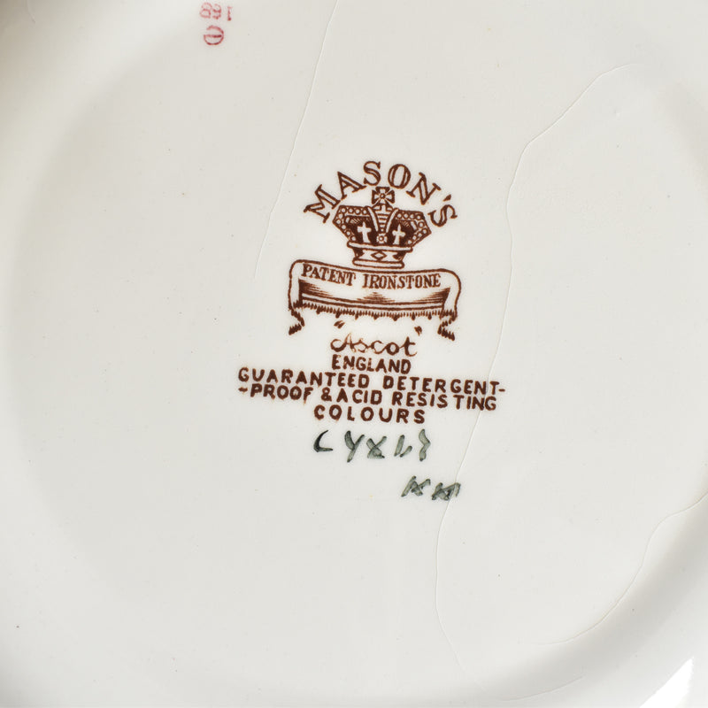 Vintage Plate Masons Ascot A