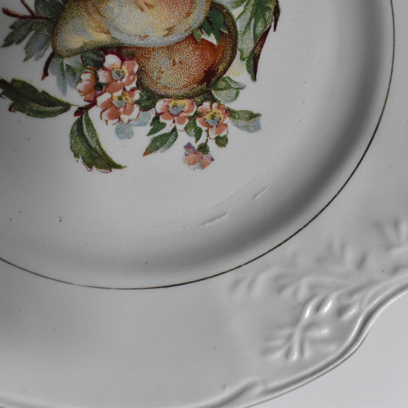 Antique Dessert Plate, Orchies C