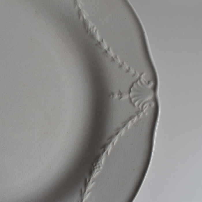 アンティークプレート ミントン クリームウエア E