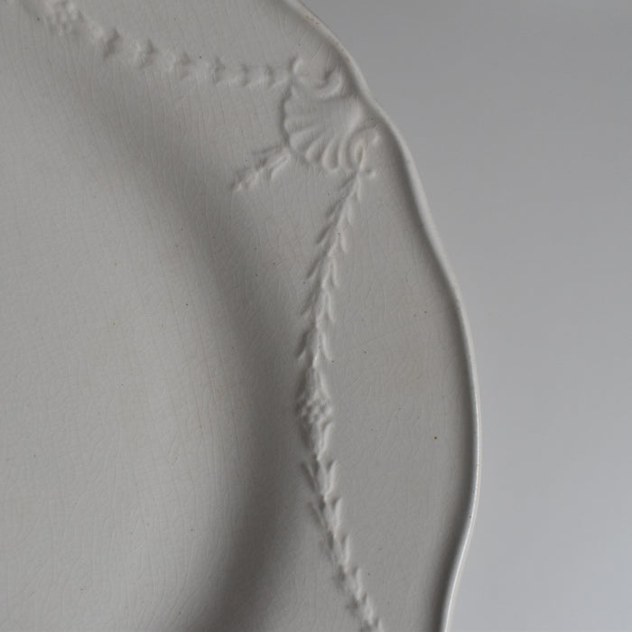 アンティークプレート ミントン クリームウエア E