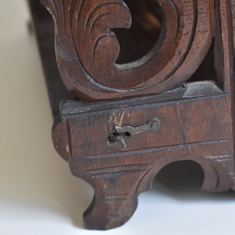 アンティーク　壁掛け　スモールシェルフ