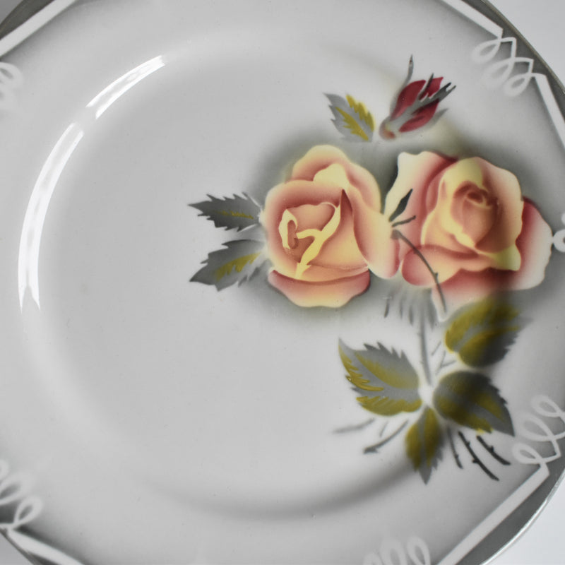 Vintage Plate Digoin & Sarreguemines Odile E