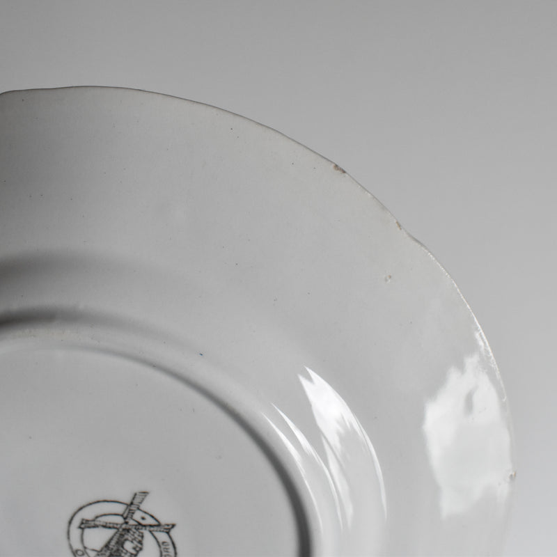 Antique Dessert Plate Orchies A