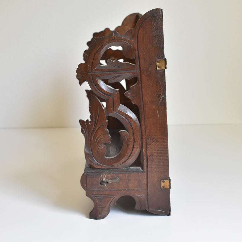 アンティーク　壁掛け　スモールシェルフ