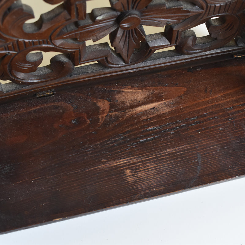 アンティーク　壁掛け　スモールシェルフ