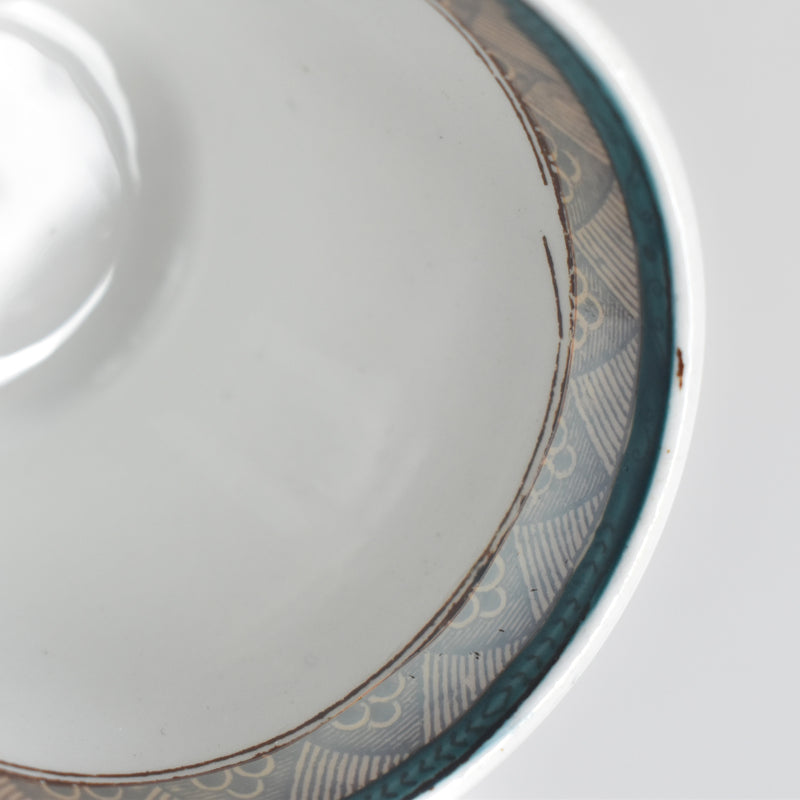 Antique Coffee Cup & Saucer, Sarreguemines A