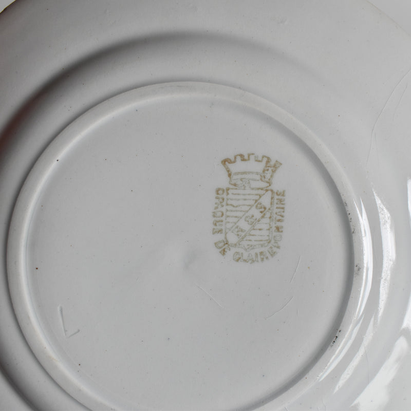 Antique Dessert Plate R&S Clairefontaine La Grammaire 12