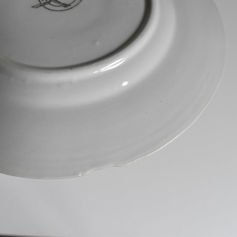 Antique Dessert Plate Orchies A
