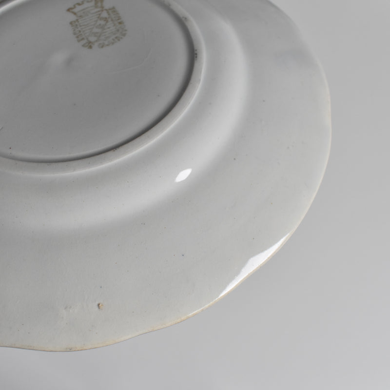 Antique Dessert Plate R&S Clairefontaine La Grammaire 12