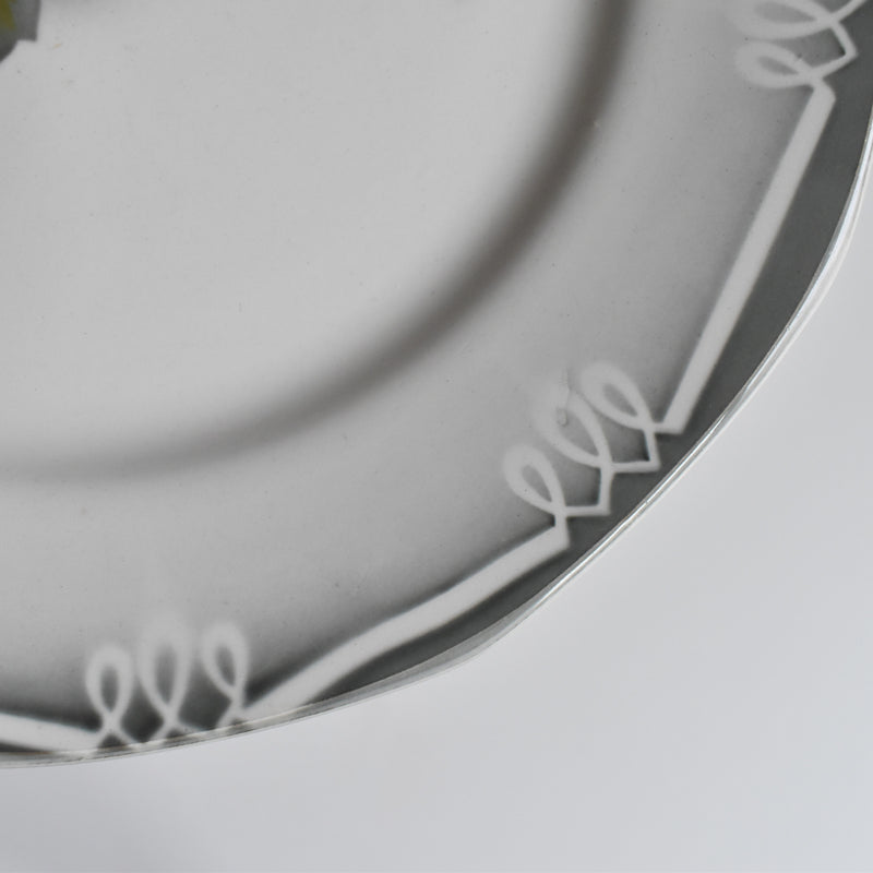 Vintage Plate Digoin & Sarreguemines Odile E