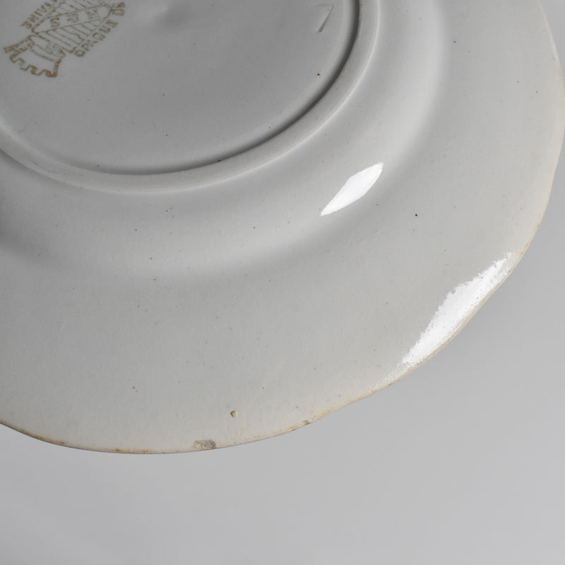 Antique Dessert Plate R&S Clairefontaine La Grammaire 12