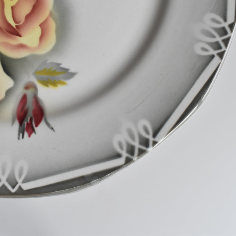 Vintage Plate Digoin & Sarreguemines Odile E