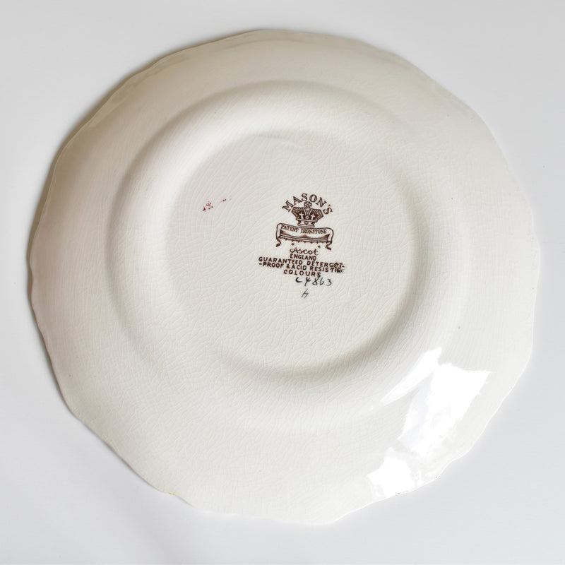 Vintage Plate Mason's Ascot B