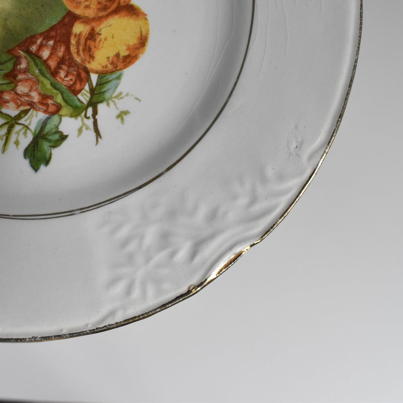 Antique Dessert Plate Orchies A