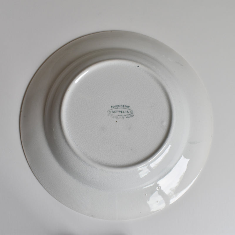 Antique Deep Plate Onan Coppelia B