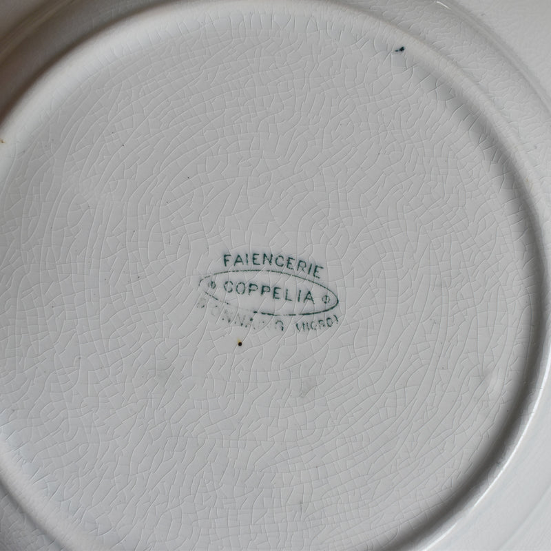 Antique Deep Plate Onan Coppelia B