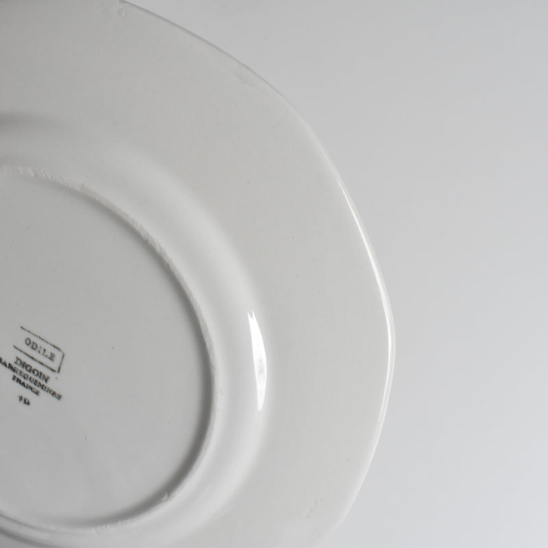 Vintage Plate Digoin & Sarreguemines Odile F