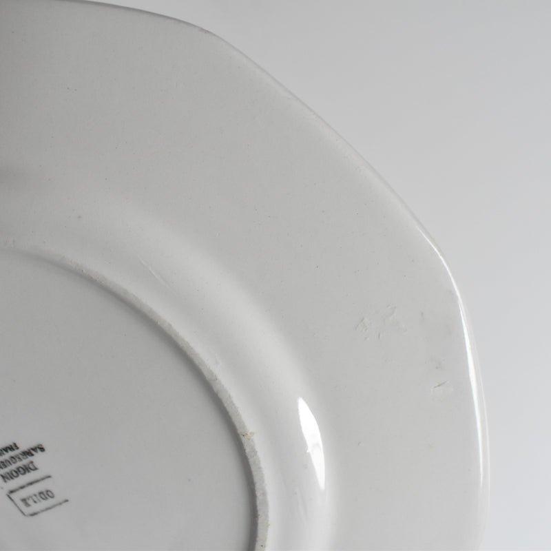 Vintage Plate Digoin & Sarreguemines Odile F