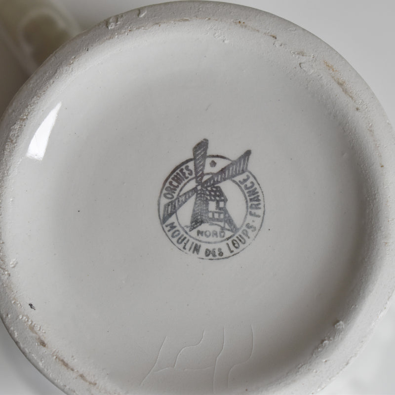 Vintage creamer, Orsy Mulardeau, Roses bleues