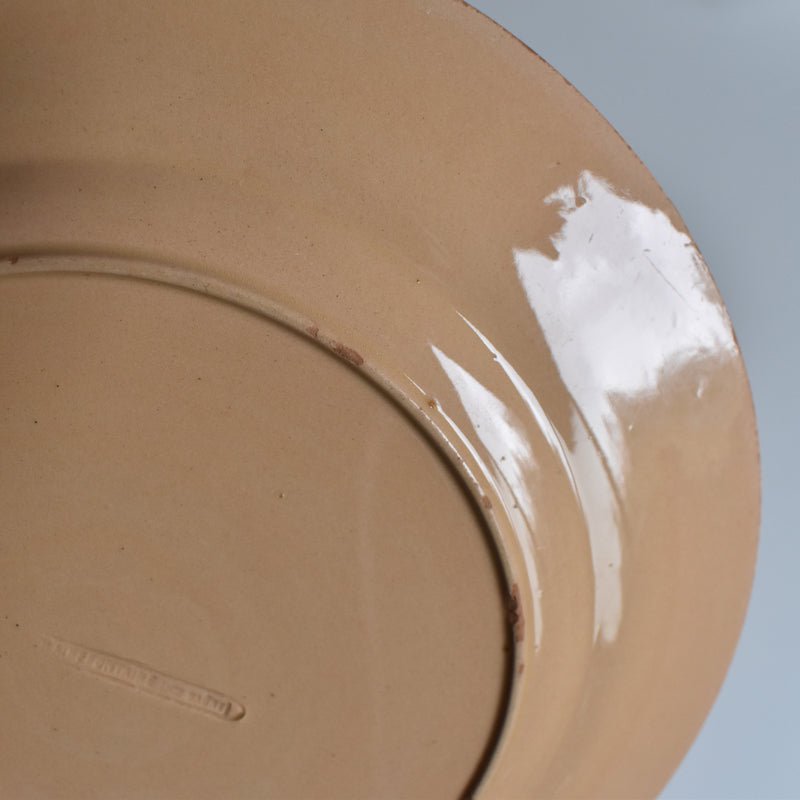 Antique Dessert Plate, Clairefontaine