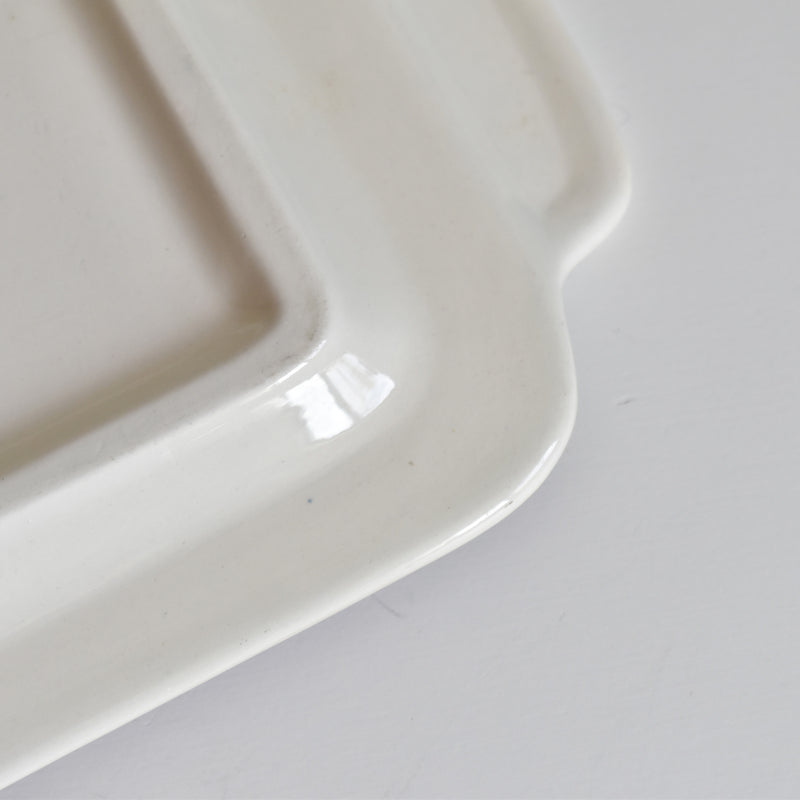 Vintage Rectangular Cake Plate Digoin & Sarreguemines Limousin