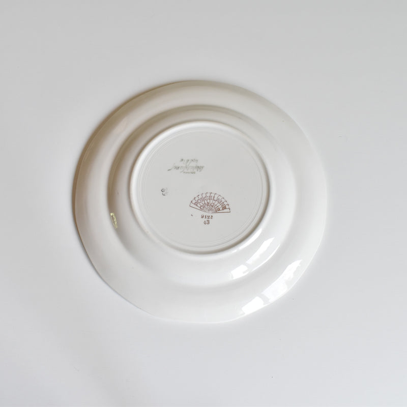 Vintage Dessert Plate, Digoin & Sarreguemines 9123 H