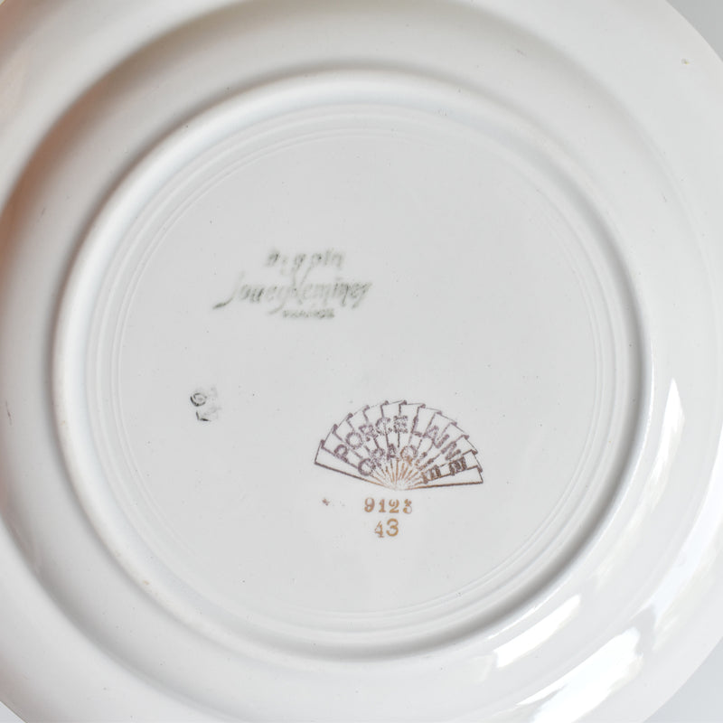 Vintage Dessert Plate, Digoin & Sarreguemines 9123 H
